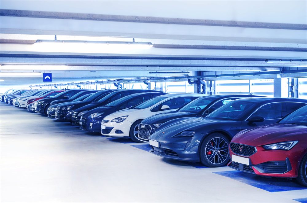 Cars parked inside CitiPark Merrion Centre